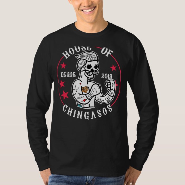 Desde Chingasos 2019 Funny Boxing T Shirt (Framsida)
