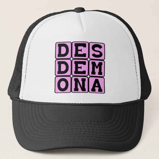 Desdemona, Othello Character Keps (Framsida)