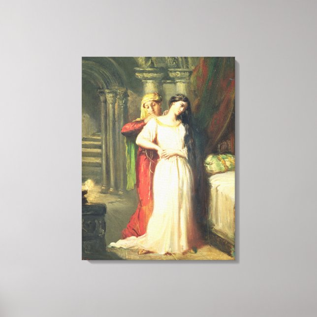 Desdemona Retiring to her Bed, 1849 Canvastryck (Framsida)
