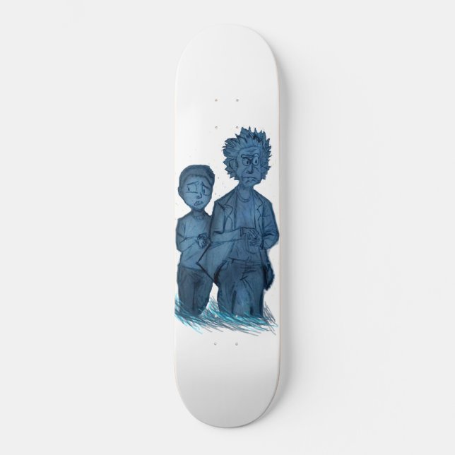 Desenho á mão do R&M Mini Skateboard Bräda 18,5 Cm (Framsida)