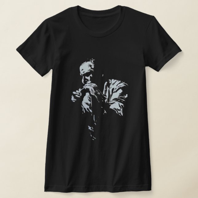 Desenho Charles Bukowski T Shirt (Laydown)