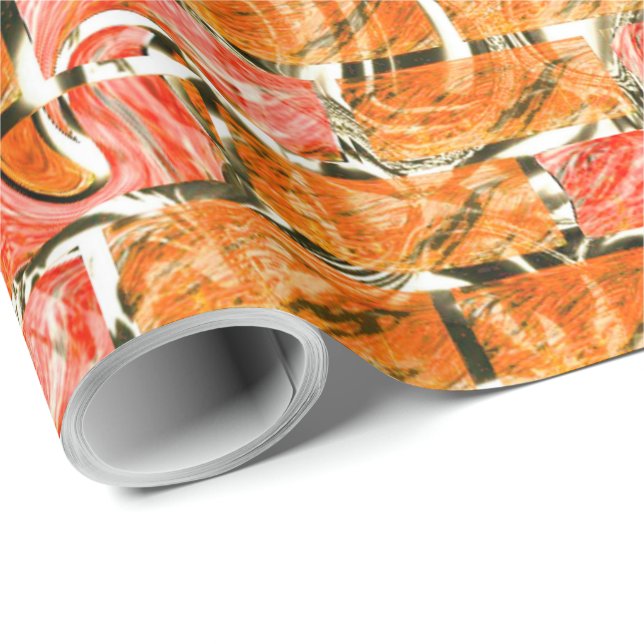 Desenho no estilo tijolos com Tom de brilho Presentpapper (Rullad Hörn)