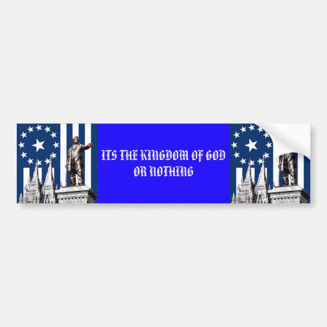 Deseret Bumper Sticker Bildekal (Framsidan)