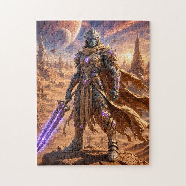 Desert Alien Warrior Puzzle Pussel (Vertikal)