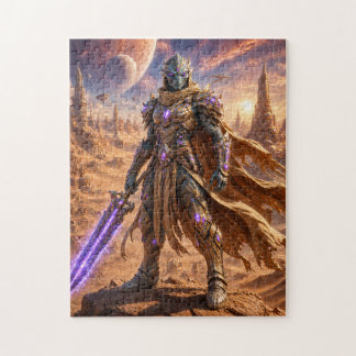 Desert Alien Warrior Puzzle Pussel
