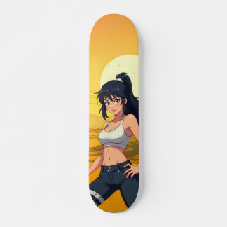 Désert Animé Japonais  Mini Skateboard Bräda 18,5 Cm
