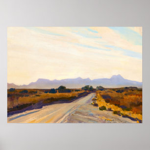 Desert Autumn av Maynard Dixon Poster