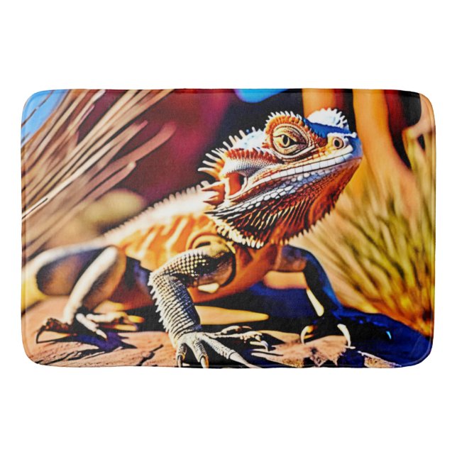Desert Bearded Dragon Badrumsmatta (Framsidan)