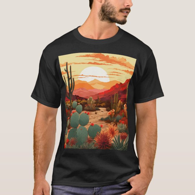 DESERT BEAUTY #1 T SHIRT (Framsida)