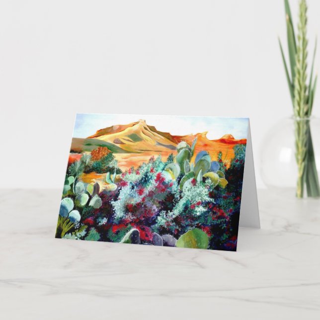 Desert Beauty Cards Kort (Framsida)