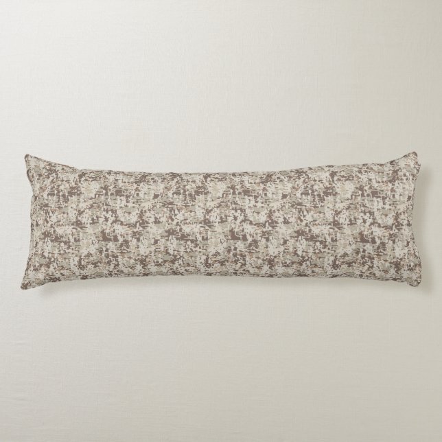 Desert Beige Stil Digital Camouflage Kroppskudde (Framsidan)