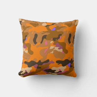 Desert Blaze Camo Mönster Dekorativ kudde