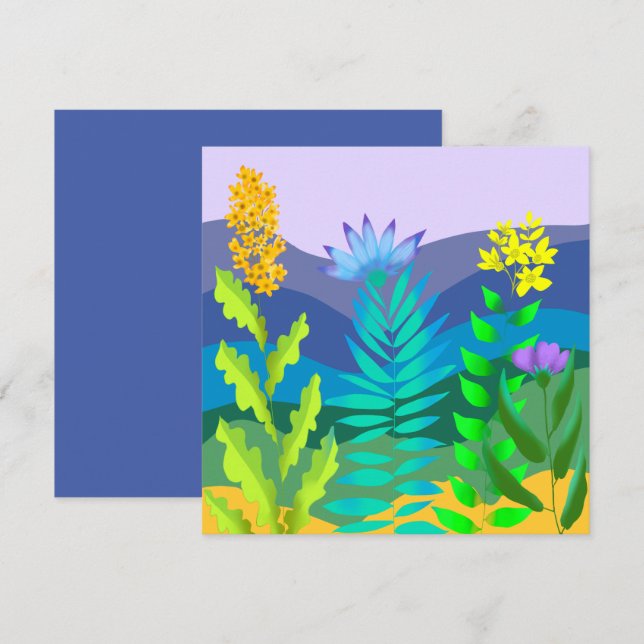 Desert-blommor (Fram/baksida)