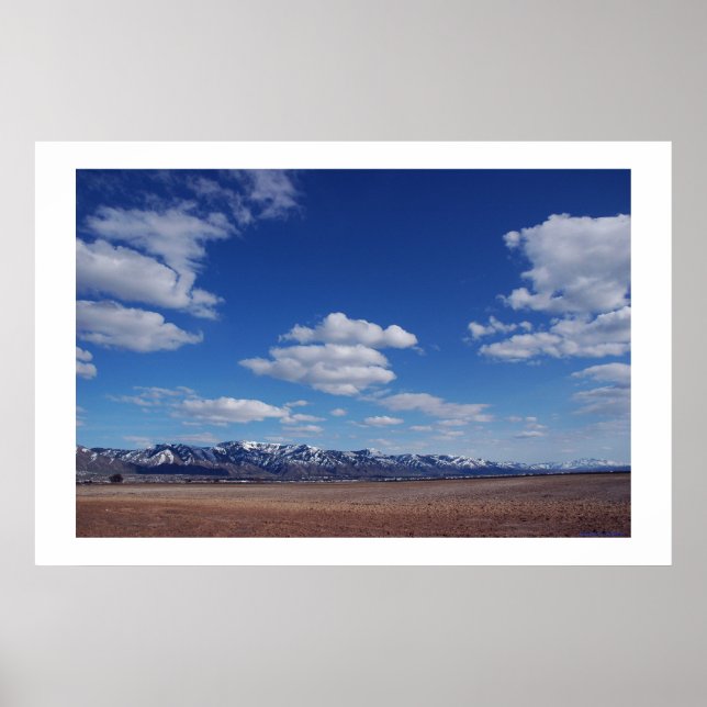 Desert Blue Poster (Framsidan)