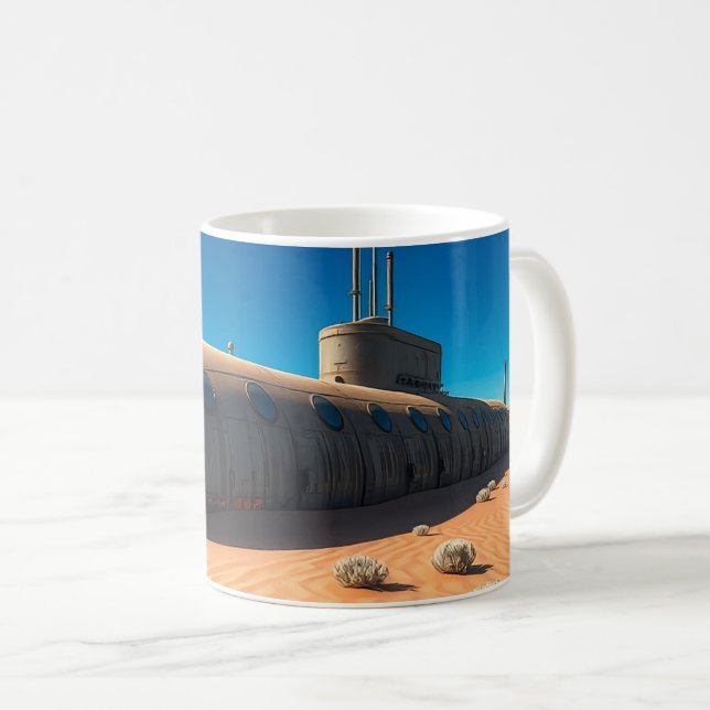 Désert brûlant kaffemugg (Framsida höger)