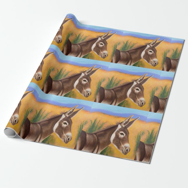 Desert Burro Presentpapper (Utrullad)