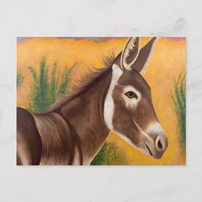 Desert Burro Vykort (Framsida)