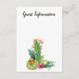 Desert Cactu, lägg till ditt eget foto, gästinform Tilläggskort