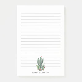 Desert Cactus Bloom| Längst Post-it Block