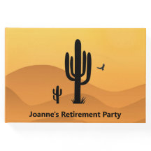 Desert Cactus Design Guest Bok