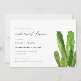 DESERT CACTUS FOLIAGE WATERCOLOR REHEARSAL DINNER INBJUDNINGAR