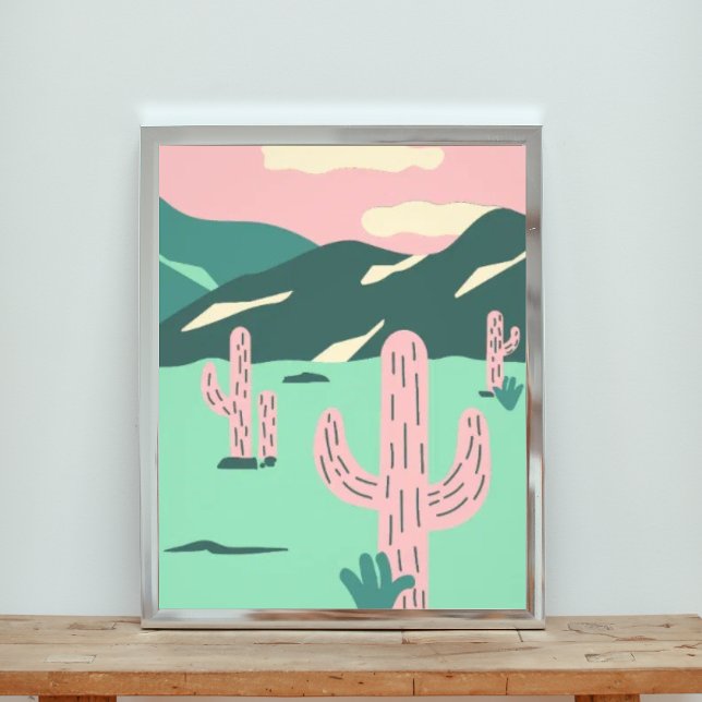 Desert Cactus Fototryck (Skapare uppladdad)