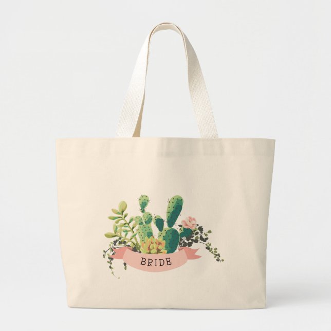 Desert Cactus Garden | Översikt | Jumbo Tygkasse (Framsidan)