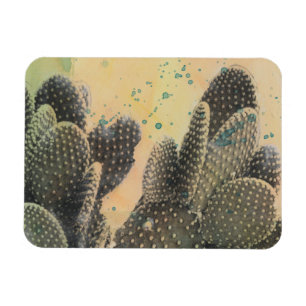 Desert Cactus Grönt Magnet