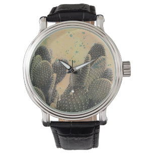 Desert Cactus Grönt Splatter Armbandsur