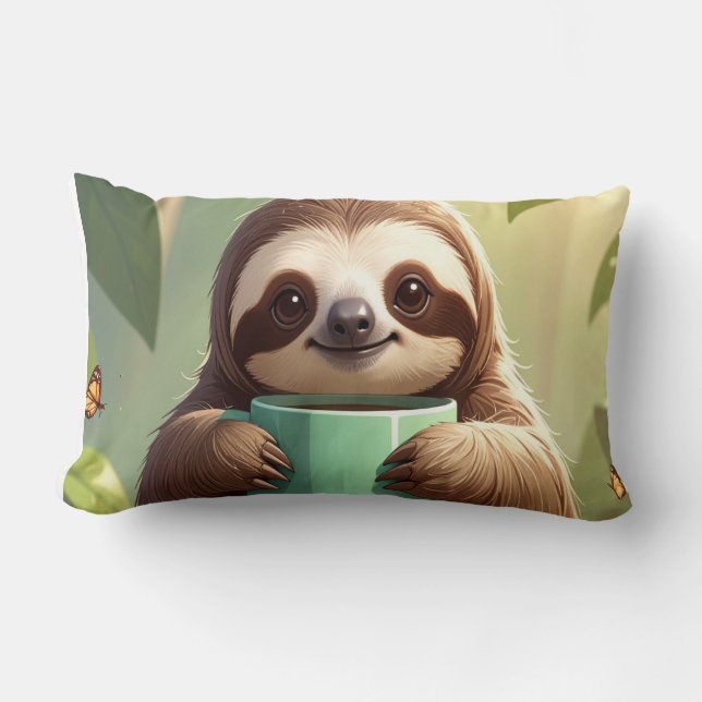 Desert Cactus Pillow - Boho Southwest Decor Cushio Lumbarkudde (Framsida)