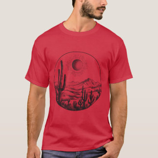 Desert Cactus Plants Adventure Arizona Cactus Scen T Shirt