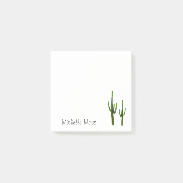 Desert Cactus Post-it Block (Framsida)