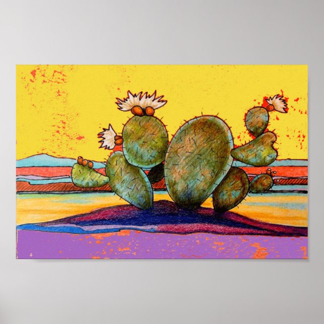 Desert Cactus Poster (Framsidan)