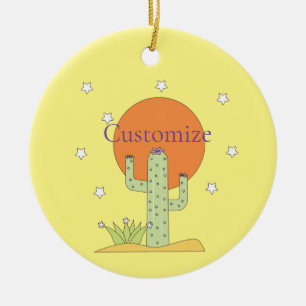 Desert Cactus Sol Thunder_Cove Julgransprydnad Keramik