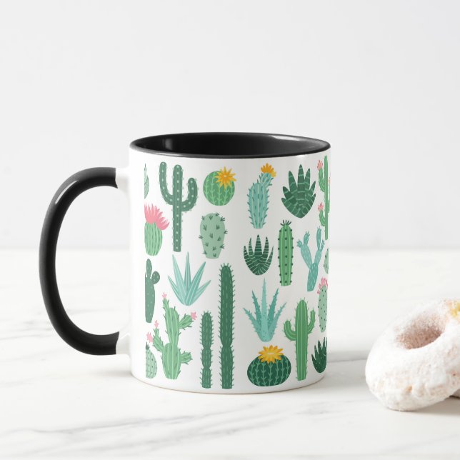 Desert Cactus Söt Mugg (Med munk)