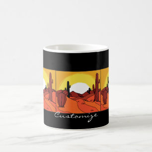 Desert Cactus Sunset Thunder_Cove Kaffemugg
