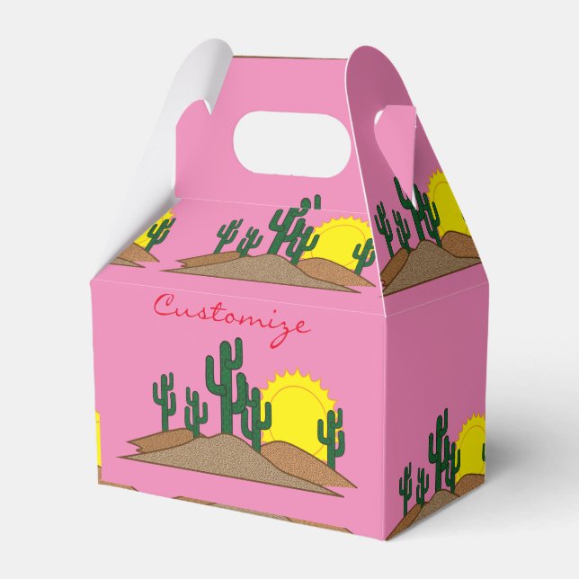 Desert Cactus Sunset Thunder_Cove Presentaskar (Framsidan Sidan)