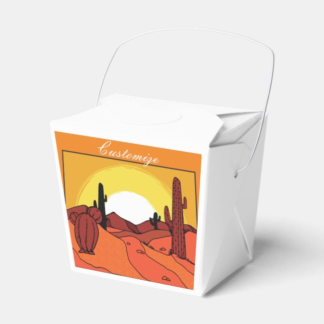 Desert Cactus Sunset Thunder_Cove Presentaskar (Framsidan Sidan)
