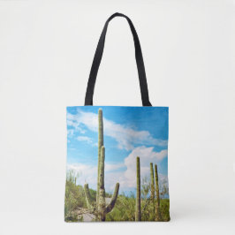 Desert Cactus Tote Tygkasse