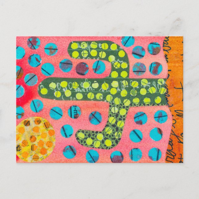 Desert Cactus Vykort (Framsida)