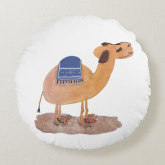 Desert Camel Rund Kudde