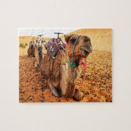 Desert Camels Jigszle Puzzle Pussel