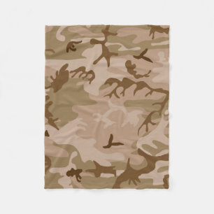 Desert Camo - Brown Camouflage Fleecefilt