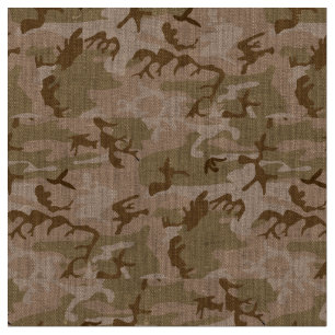 Desert Camo - Brown Camouflage Tyg