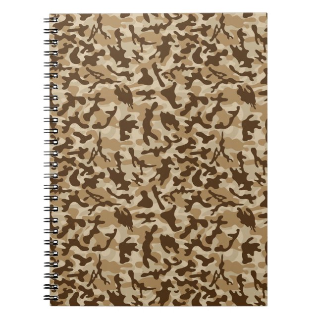 Desert Camouflage Anteckningsbok (Framsidan)