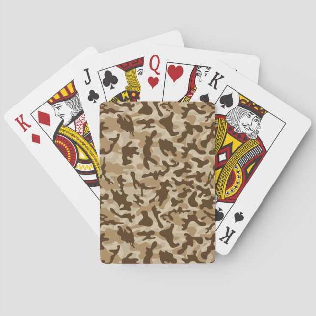 Desert Camouflage Casinokort (Baksidan)