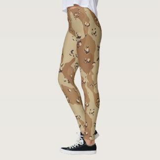 Desert Camouflage Military Mönster Leggings