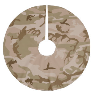 Desert Camouflage Mönster, Militära Mönster, armén Julgransmatta Borstad Polyester