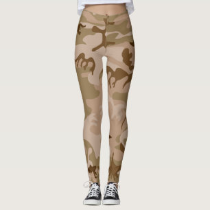 Desert Camouflage Mönster, Militära Mönster, armén Leggings