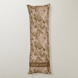 Desert Camouflage Småstens, Ditt namn, Anpassa Kroppskudde